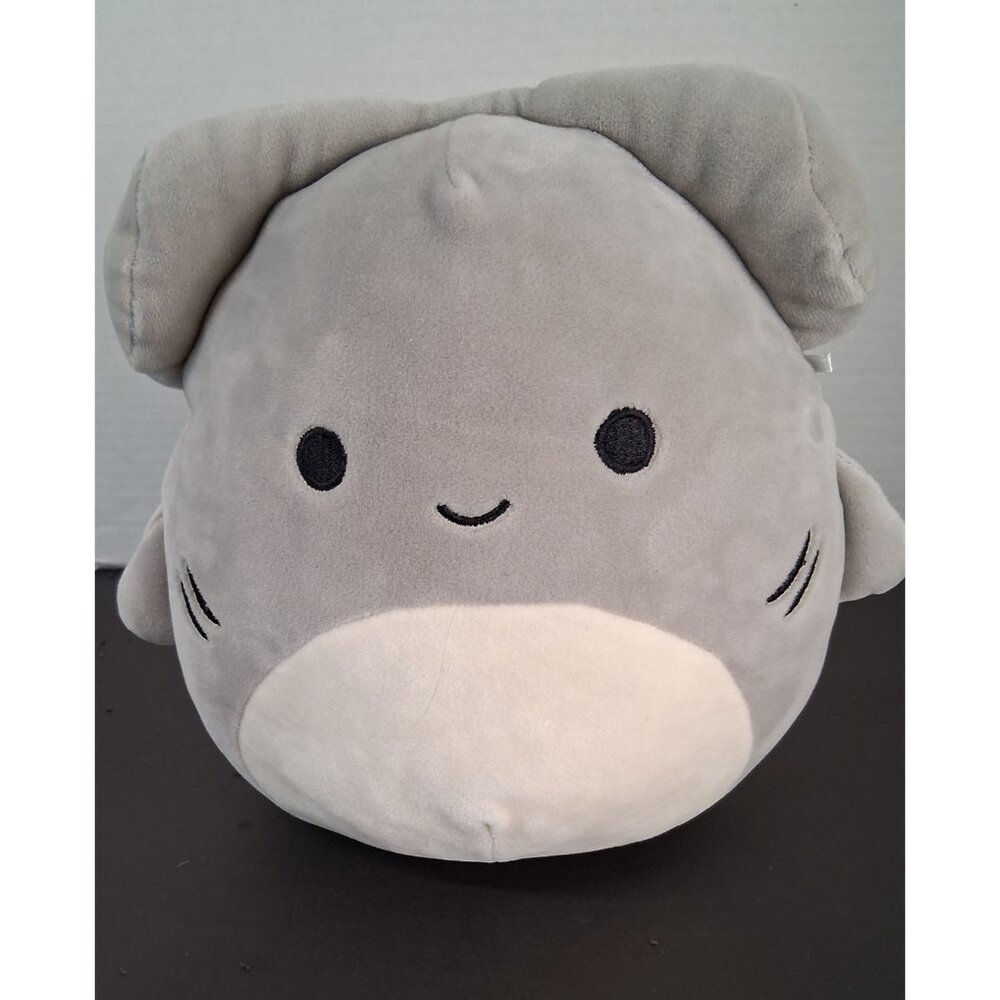 Squishmallows by Kellytoy Gordon the Grey Shark 8" Plush Stuffed Animal GUC